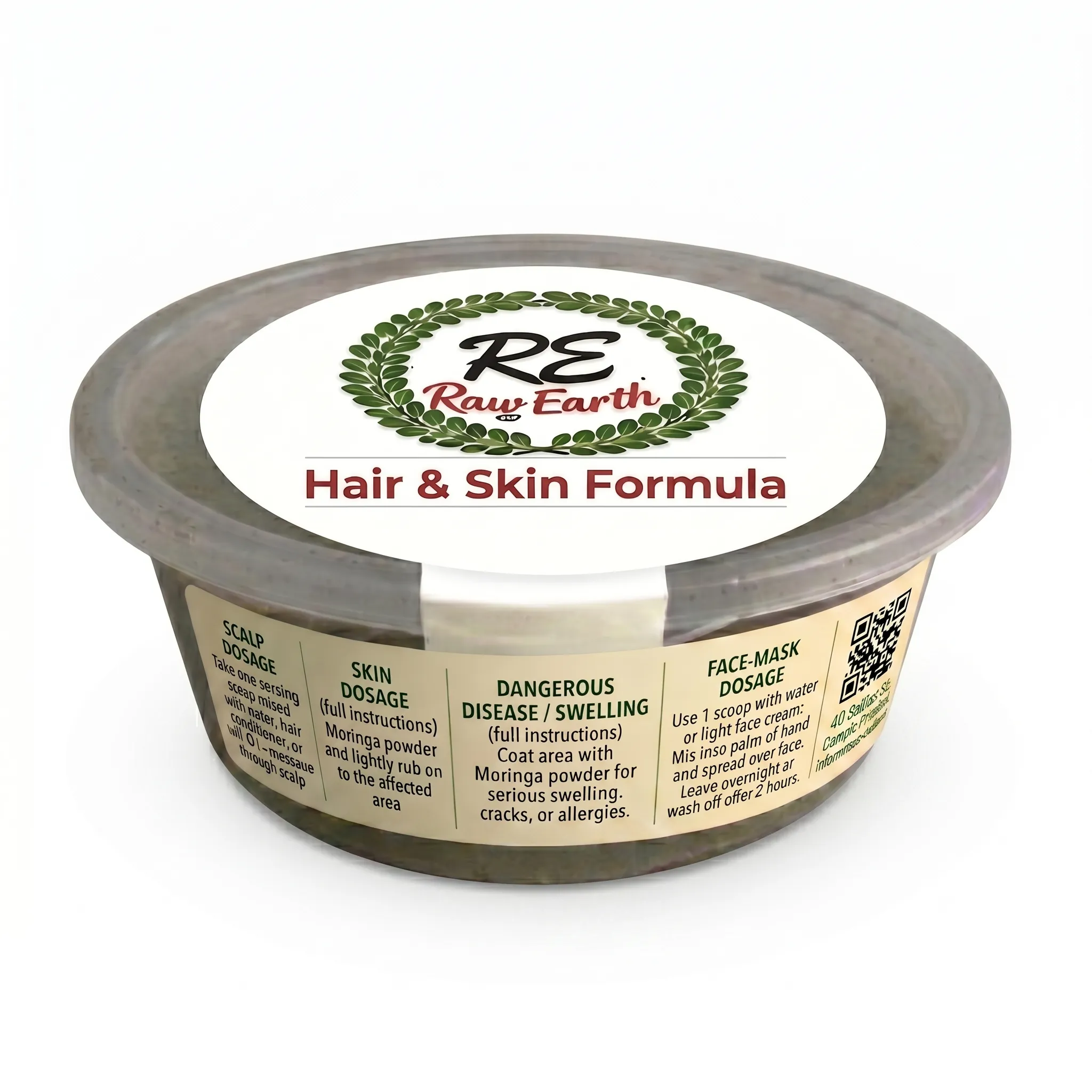 Moringa Hair & Skin Formula (3oz)
